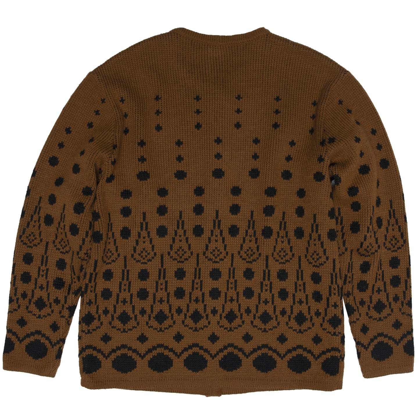 Vintage, 1970s, Jacquard, Thermal, Celestial