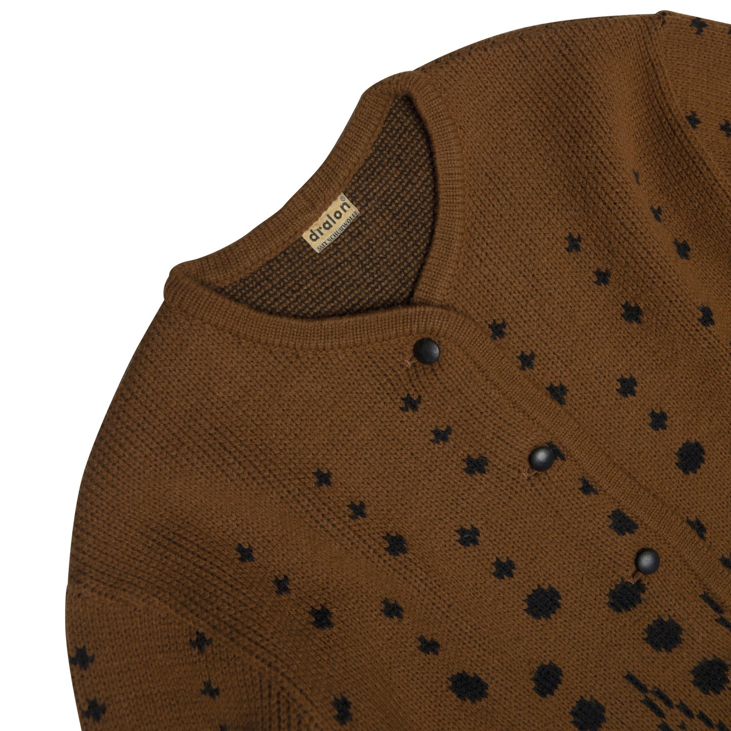 Vintage, 1970s, Jacquard, Thermal, Celestial