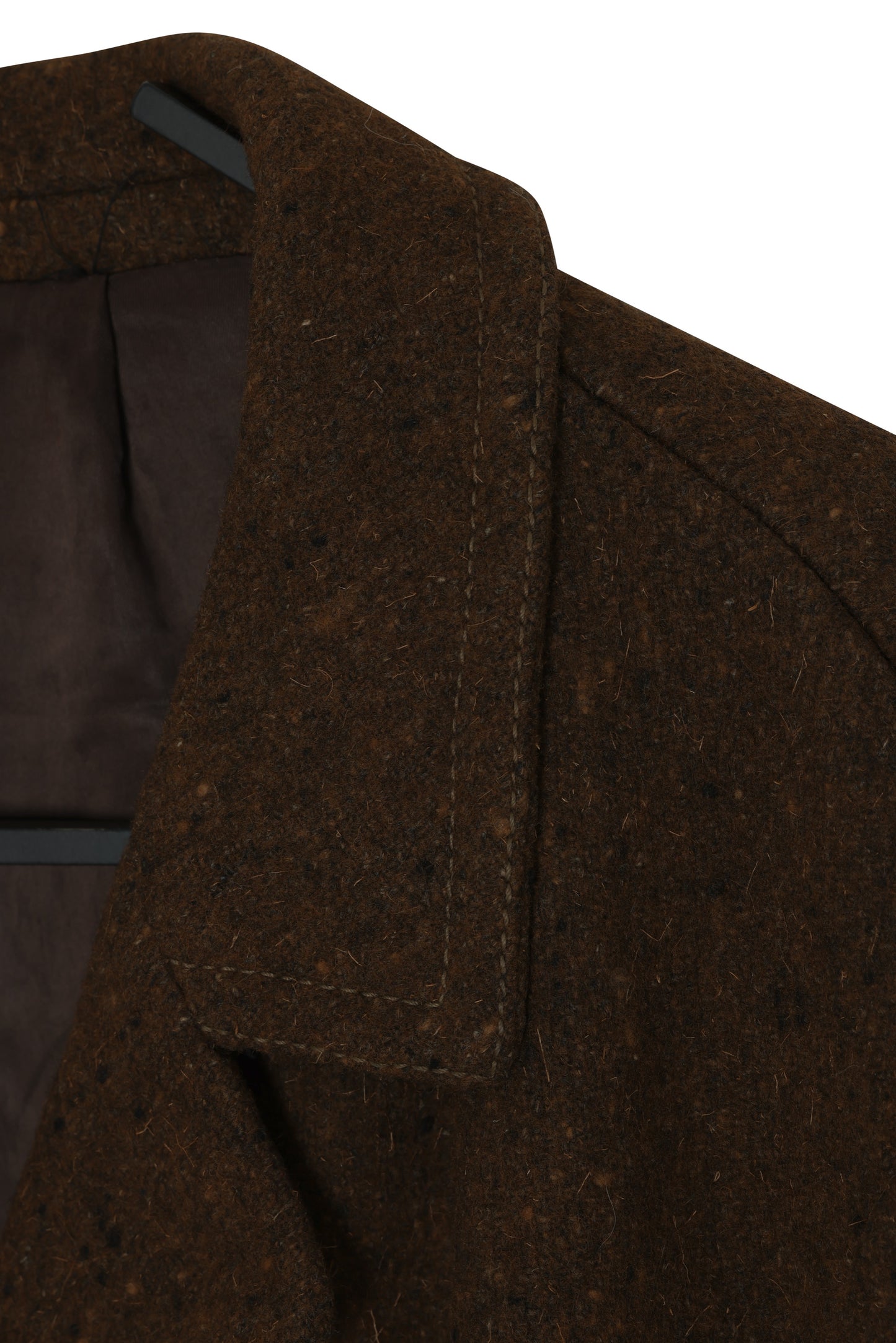 Early 1970s Wool-Rich Car Coat, Low-Structure, Relaxed Block, West Germany