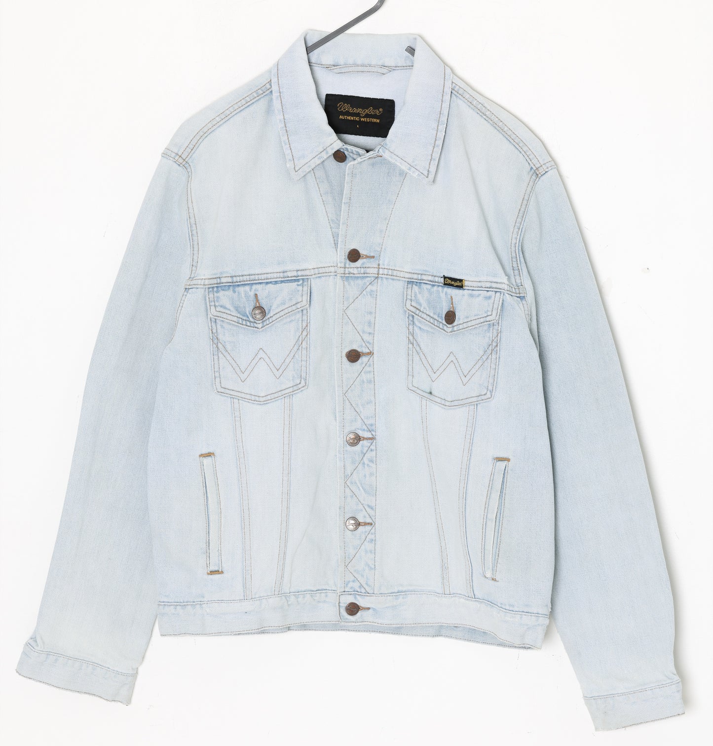 Early-1990s, Bleached Denim, Wrangler Authentic Western