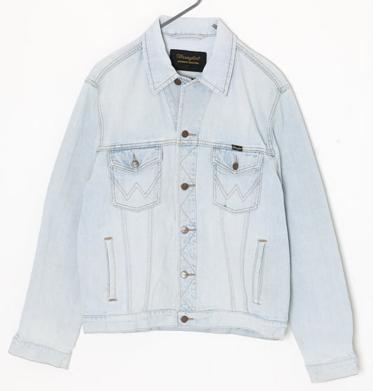 Early-1990s, Bleached Denim, Wrangler Authentic Western