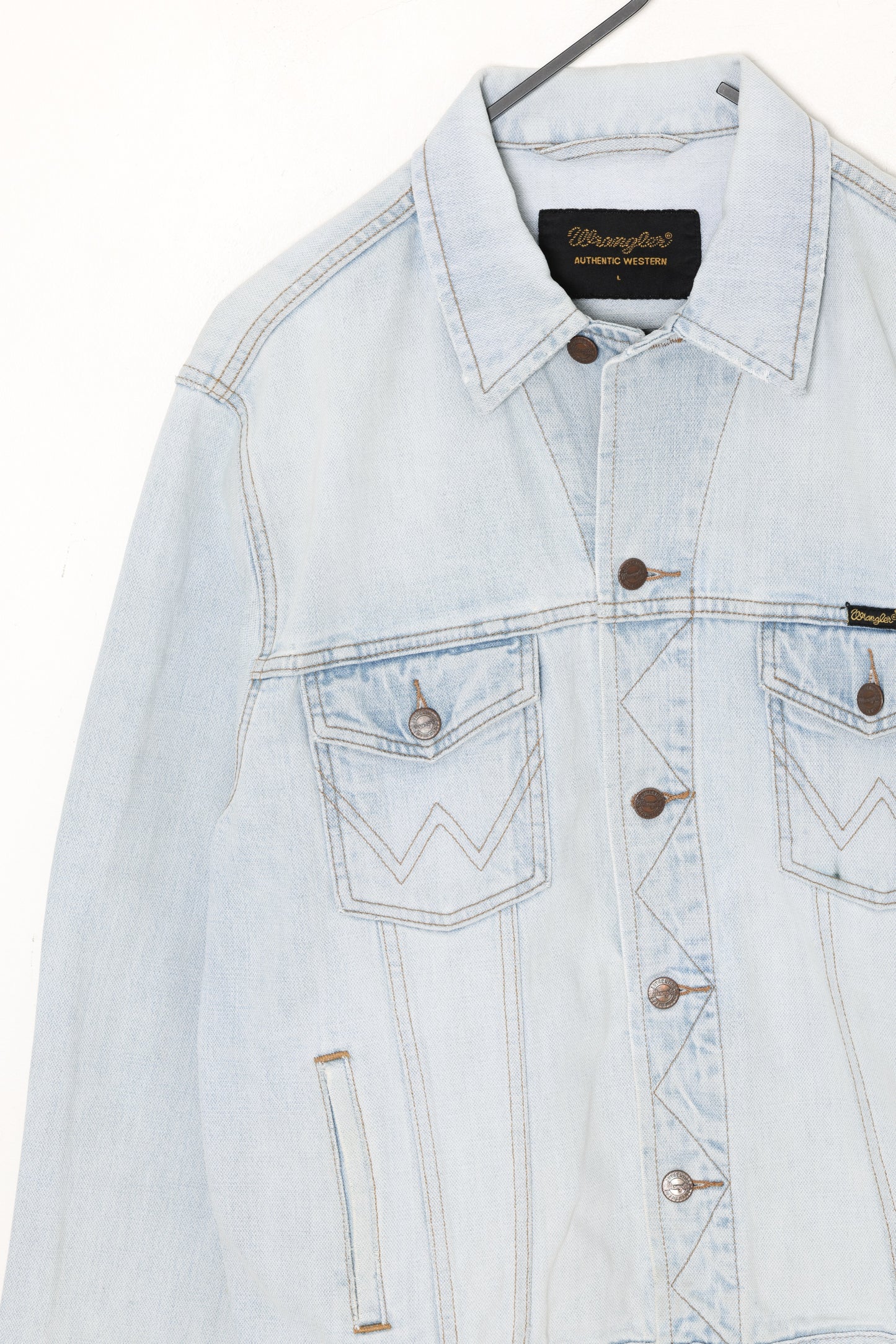 Early-1990s, Bleached Denim, Wrangler Authentic Western
