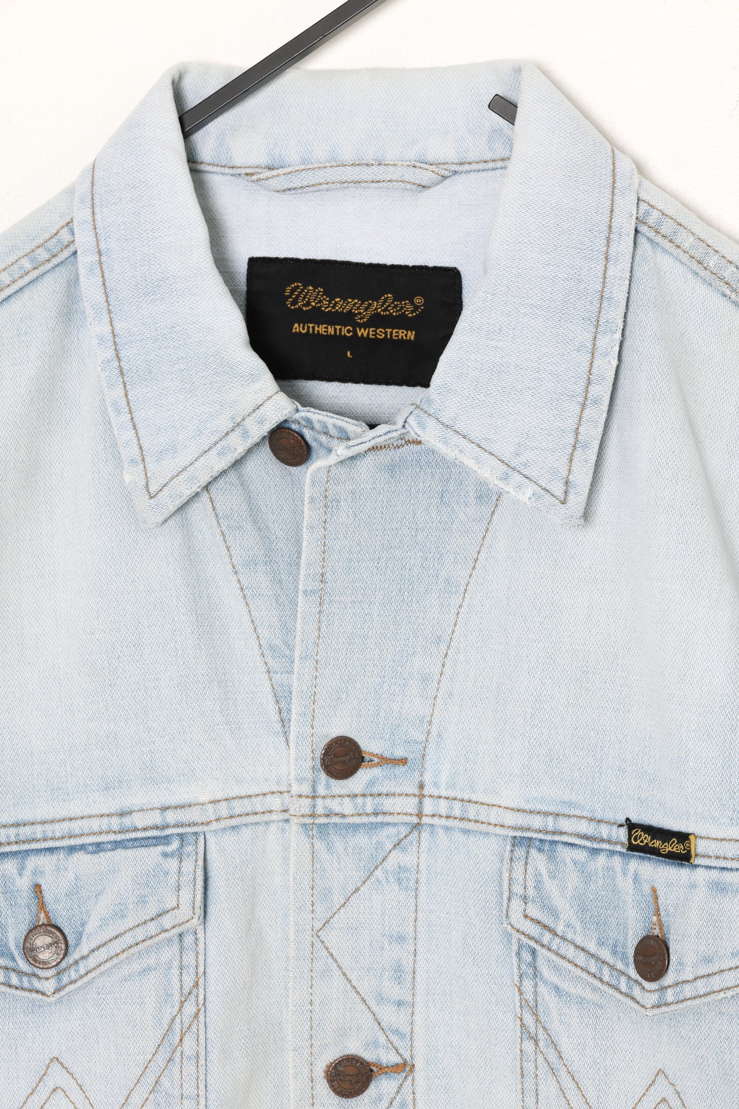 Early-1990s, Bleached Denim, Wrangler Authentic Western