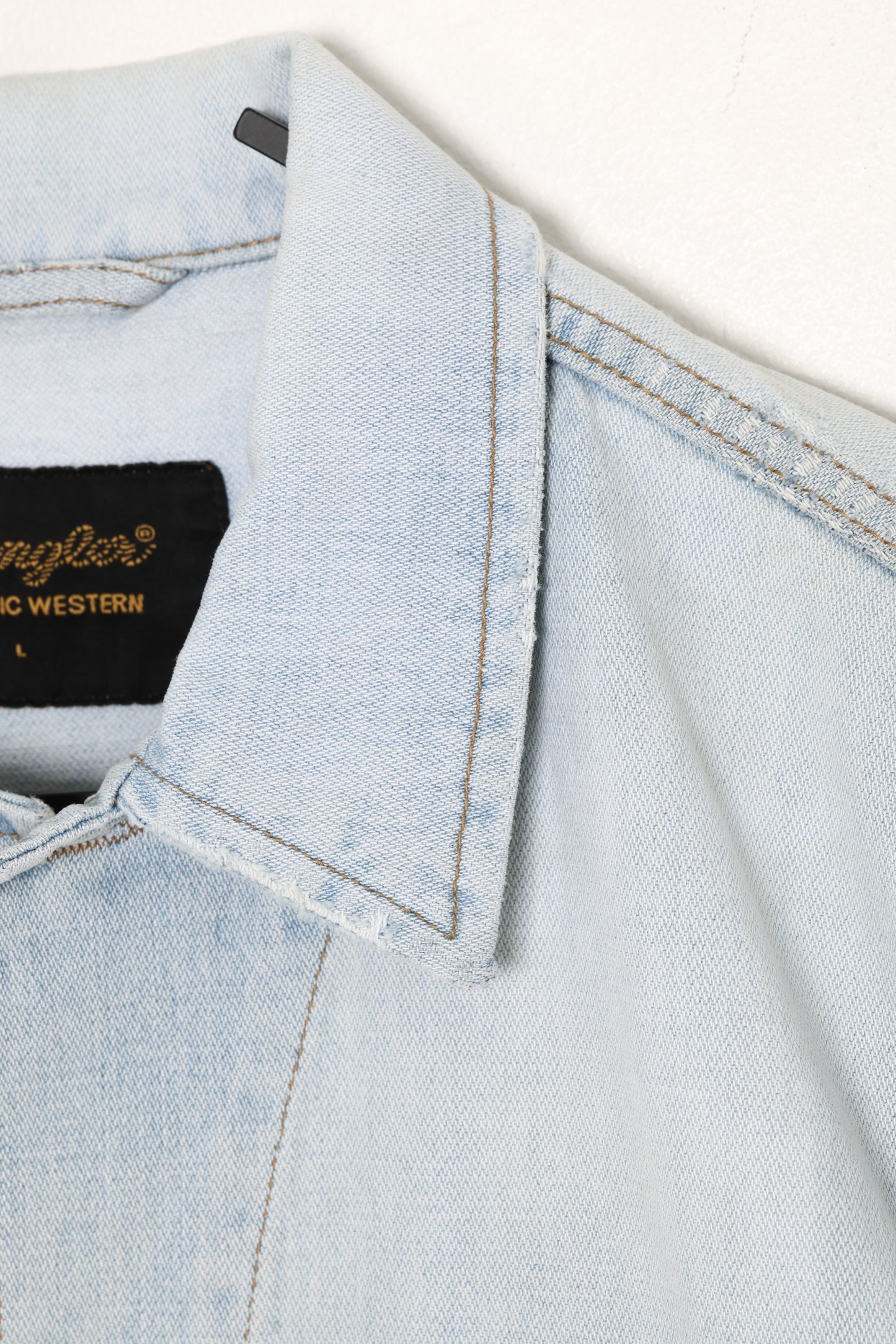 Early-1990s, Bleached Denim, Wrangler Authentic Western