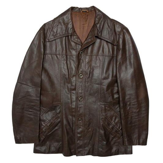 70s, Oversized Collar, Edge-Stitched Lapels, Western