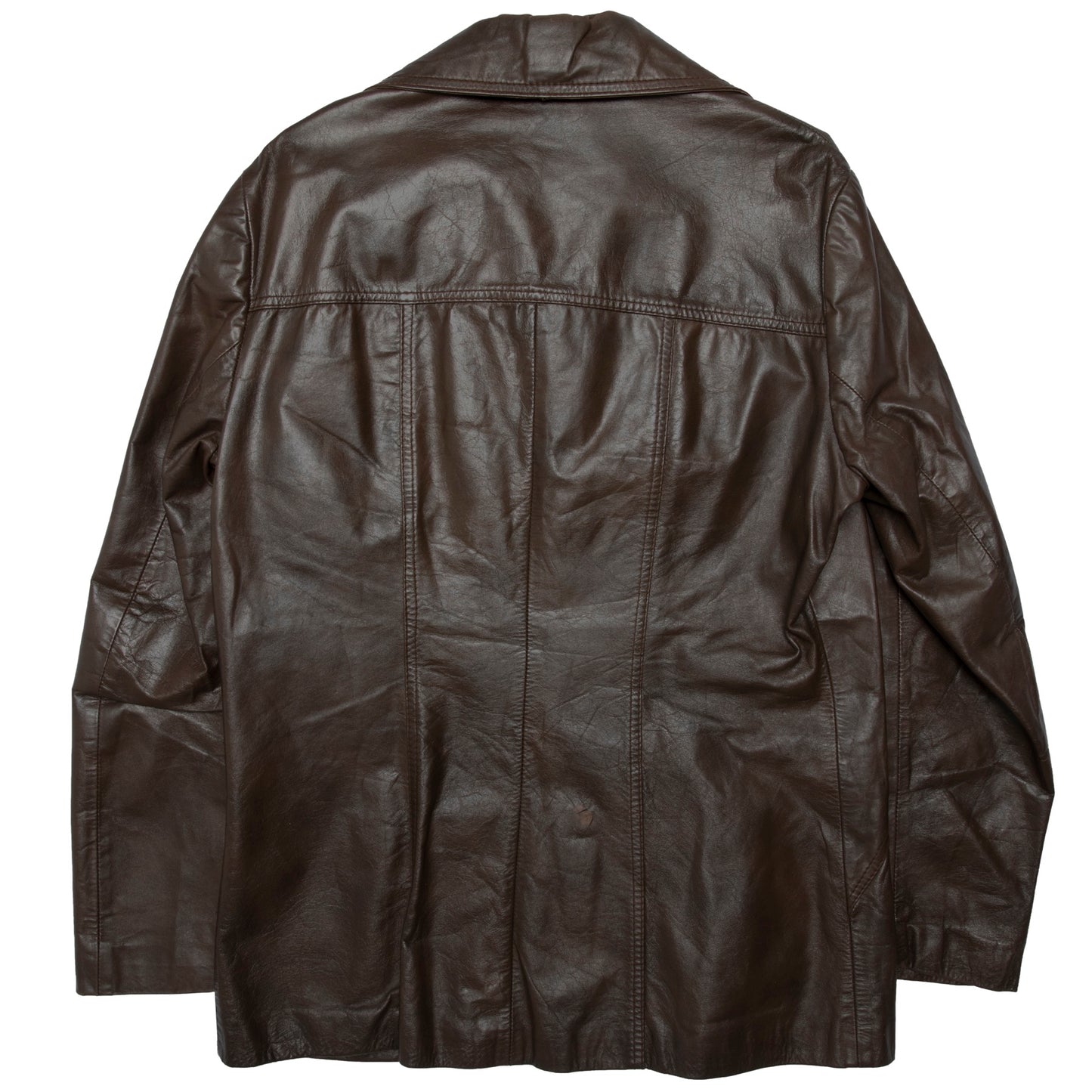 70s, Oversized Collar, Edge-Stitched Lapels, Western