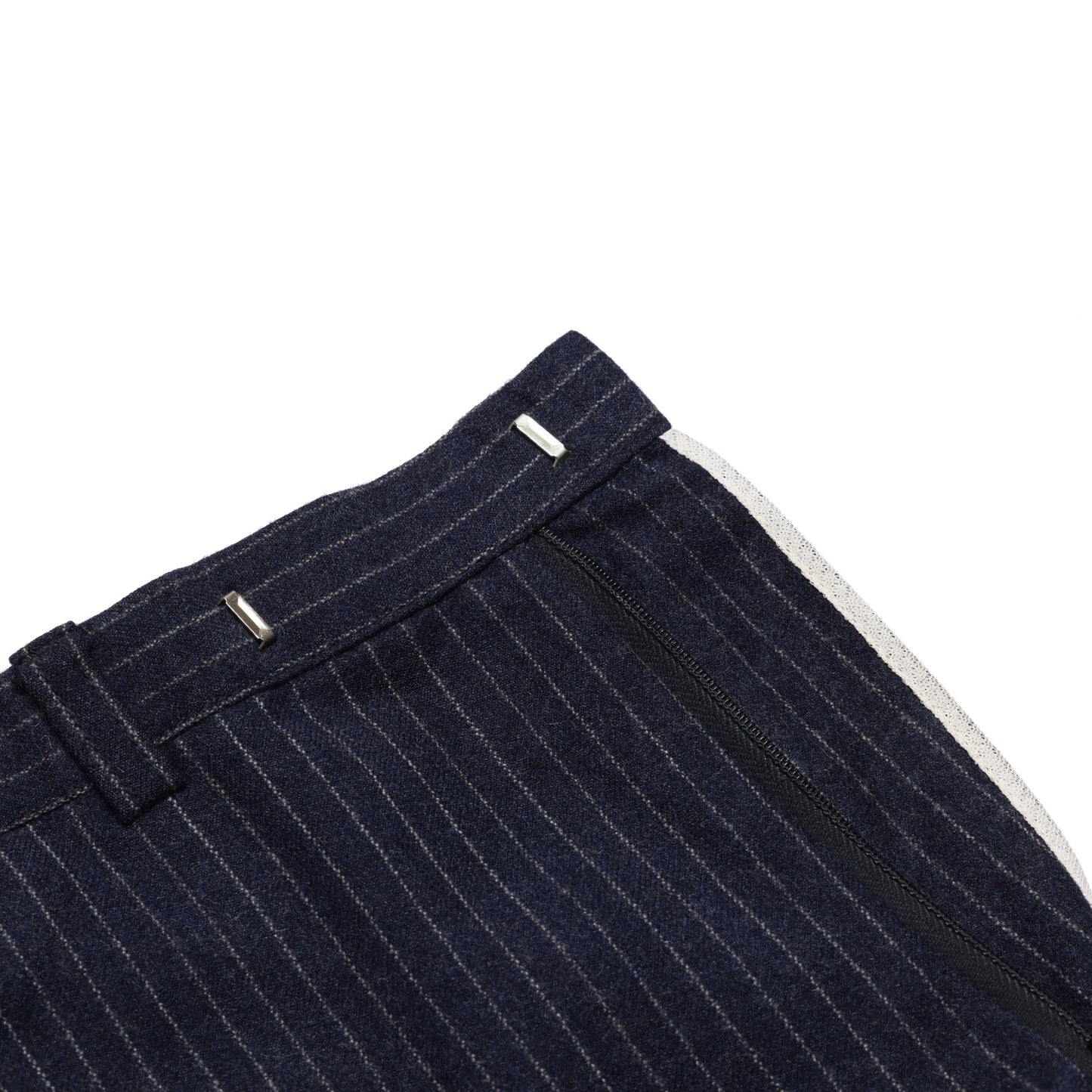 40s, WWII-era Hardware, Chalk-Stripe Flannel, Savile Row