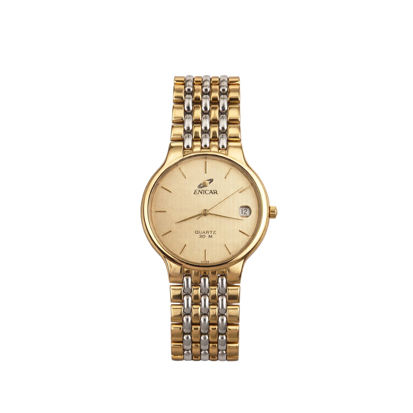 Quartz 30M, Gold-Tone Dress Configuration, 1990s to Early 2000s