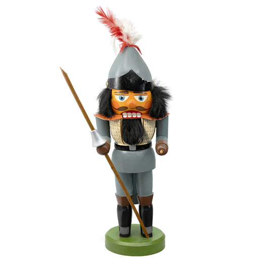 Medieval Knight Nutcracker, Composite Turned and Carved, GDR-era