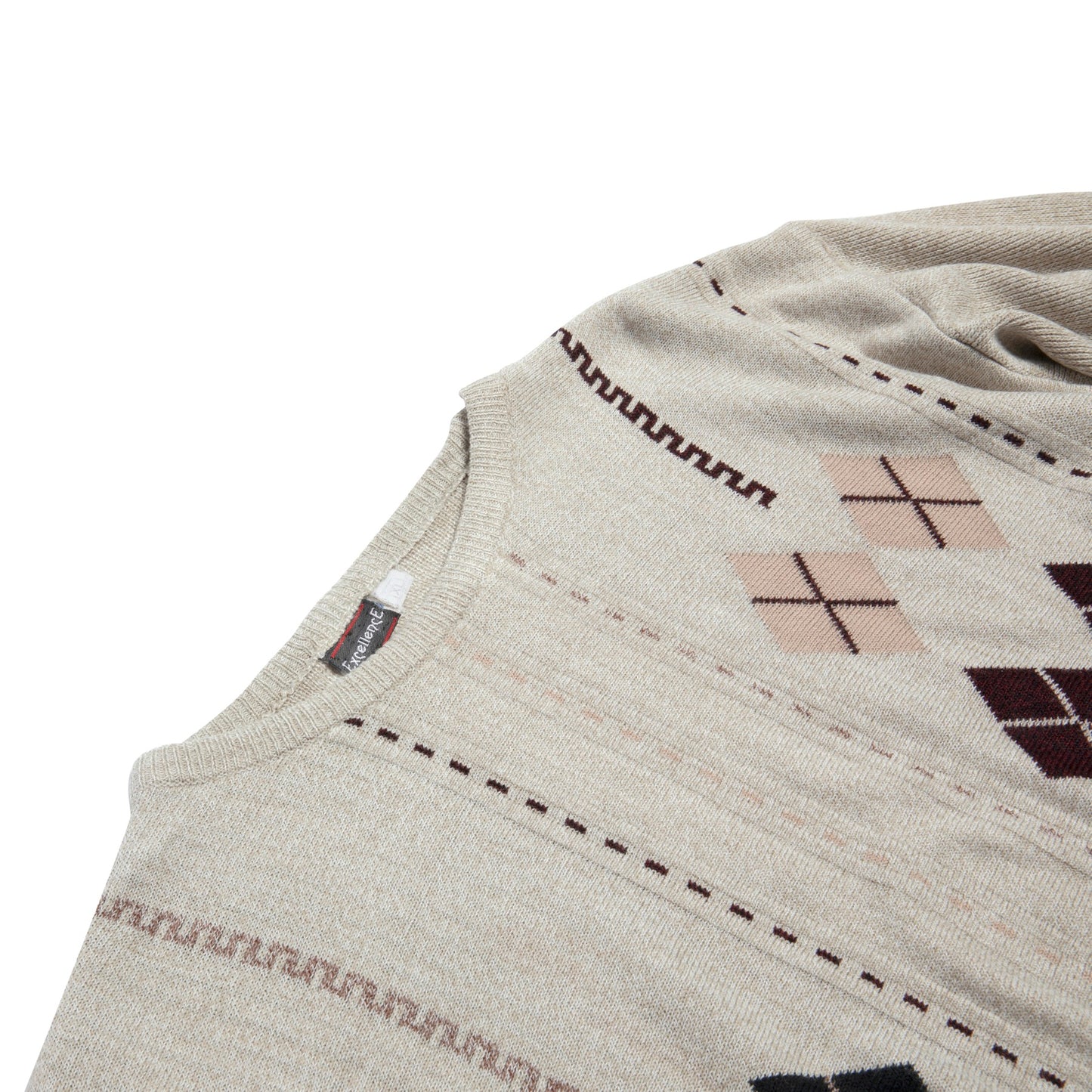 Bauhaus Jacquard Cashmere Slip Stitch Jumper