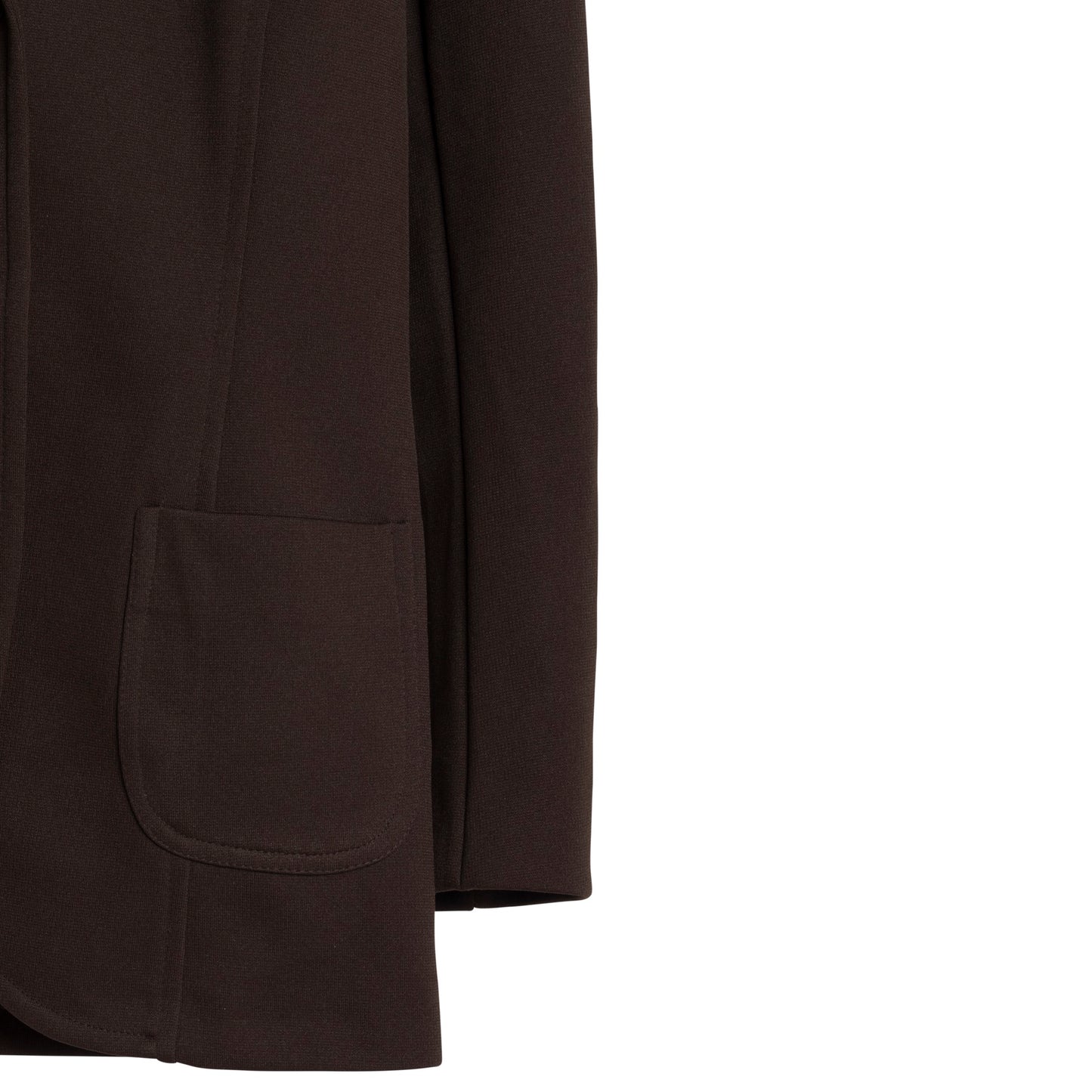 Finnlene Tech Knit Wide Peaked Pinch Back Blazer