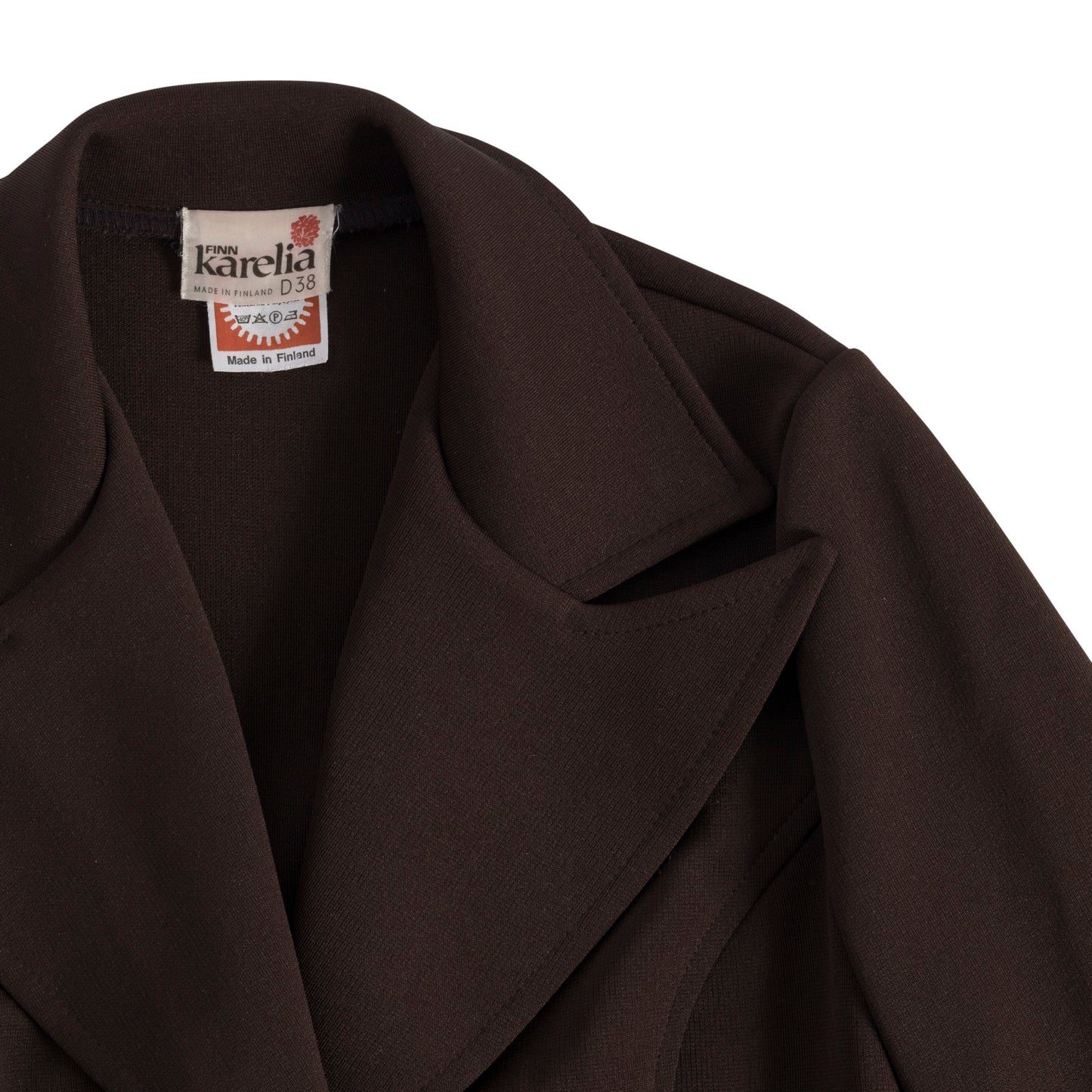 Finnlene Tech Knit Wide Peaked Pinch Back Blazer