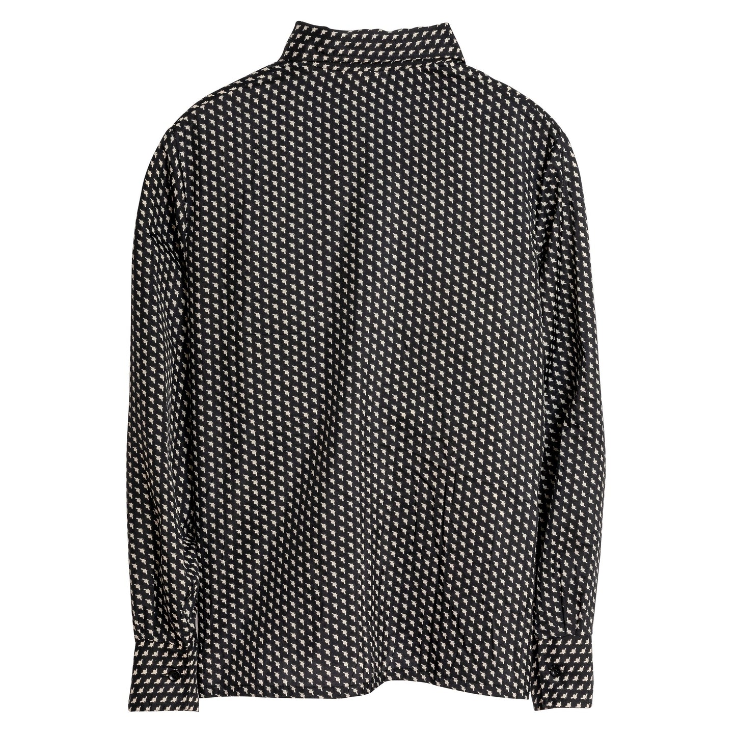 70s Satin Weave Barrymore Collar Shirt