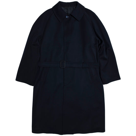 Woolmark Pure Virgin Wool Gabardine Weave Box Coat