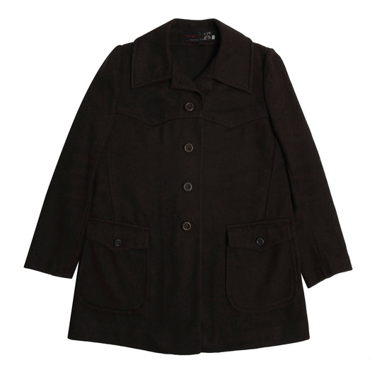 Vintage, 1970s, Felted Wool, Western Seams, Equestrian