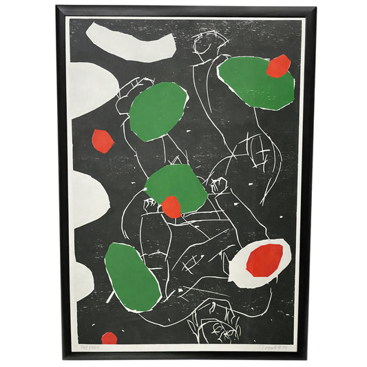Color Woodcut Print, Multi-Block Edition on Zerkall “Puck” Paper, Edition of 300, 1993