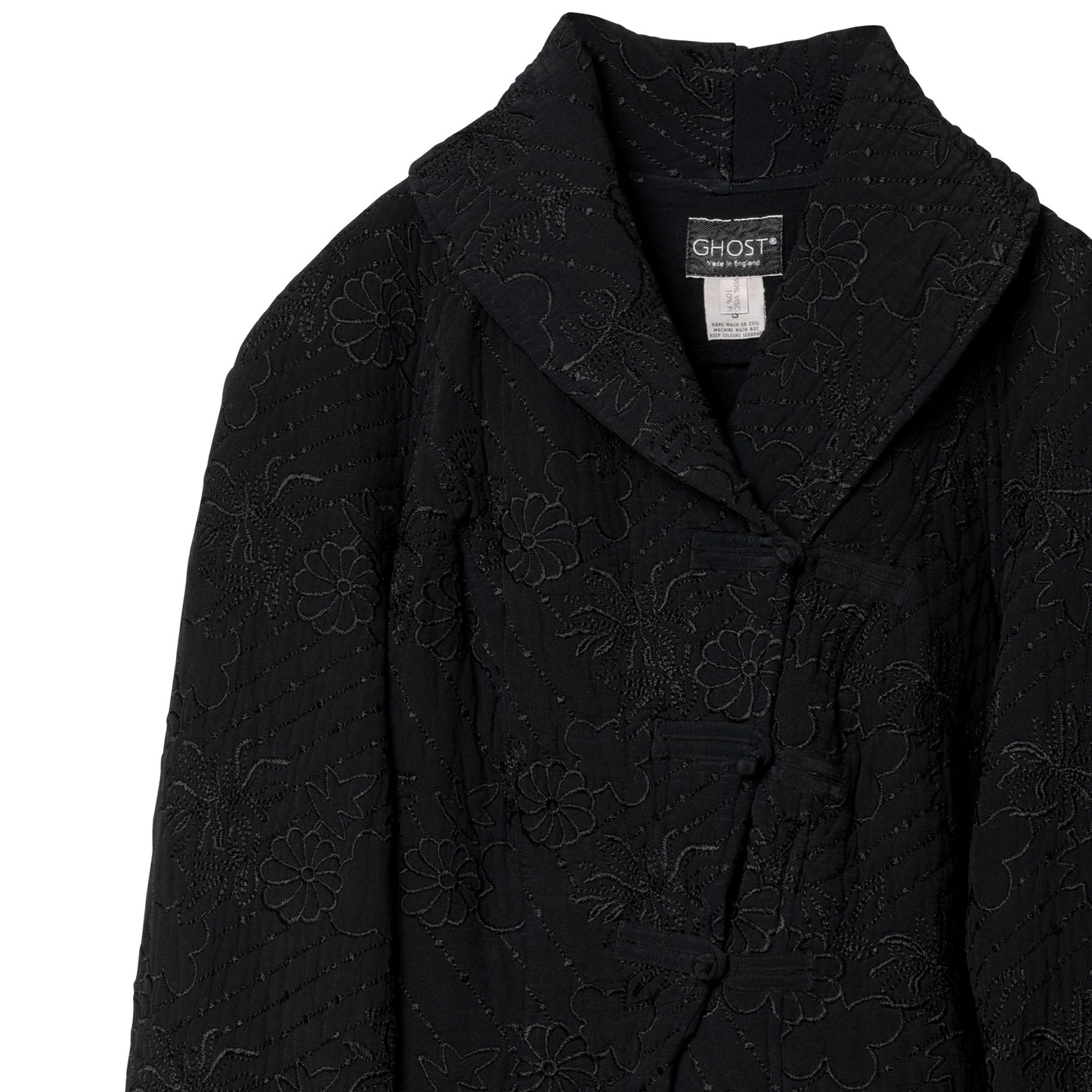 Vintage, Virgin Wool, Embroidered, Monastic