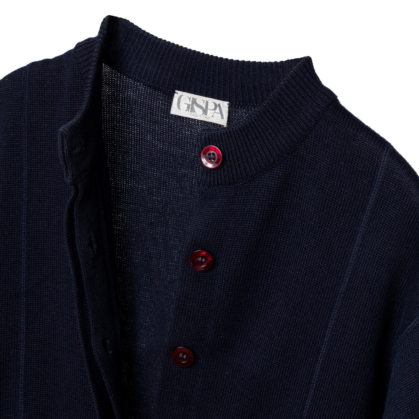 Single Knit Wool Blend Cuff Sleeve Cardigan