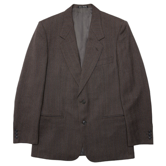 60s Virgin Wool Herringbone Weave Ivy League Sport Coat
