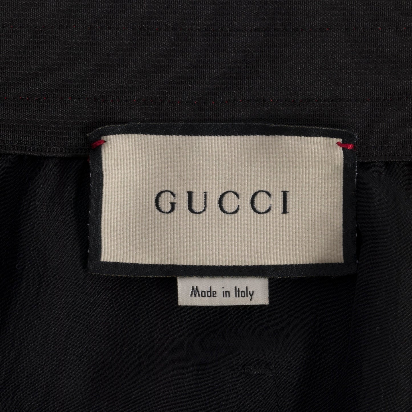 Satin Weave Acatate Embroidered Grosgrain Stripe Joggers