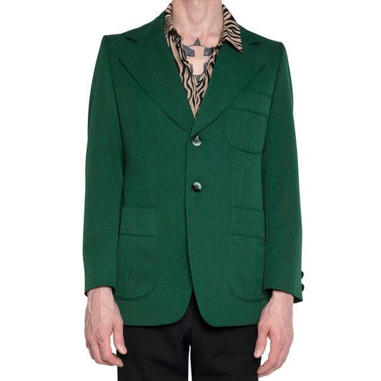 Terylene Twill Weave Worsted Wool Blend Western Shooting Jacket