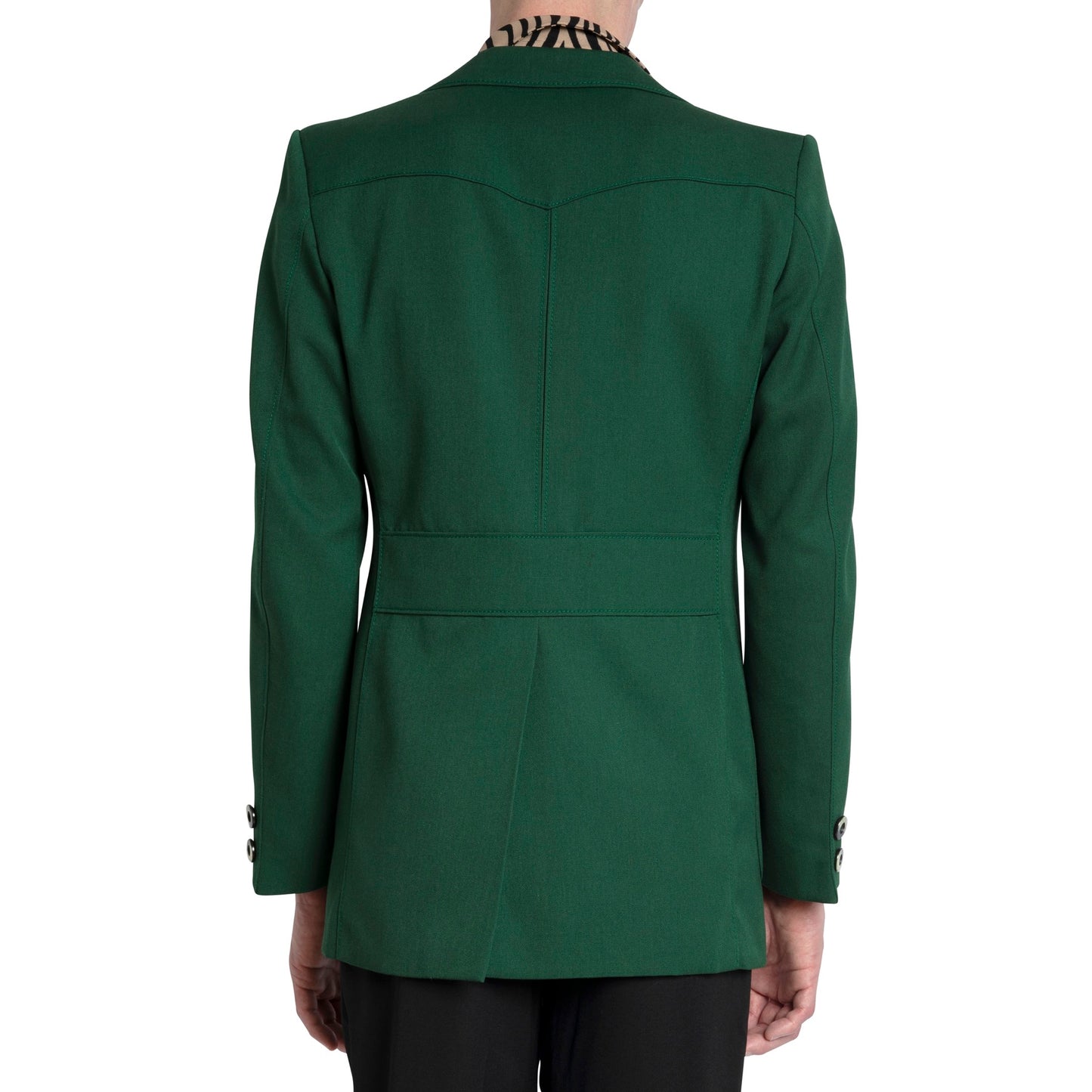 Terylene Twill Weave Worsted Wool Blend Western Shooting Jacket