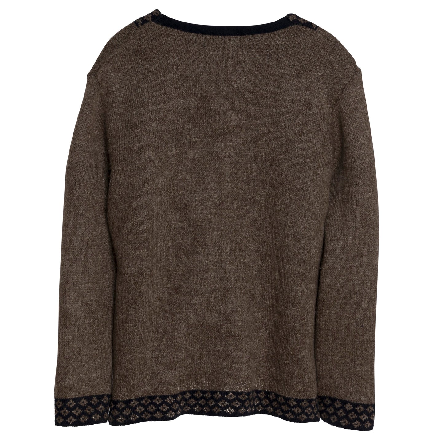 Stranded Moss Stitch Trachten Cardigan