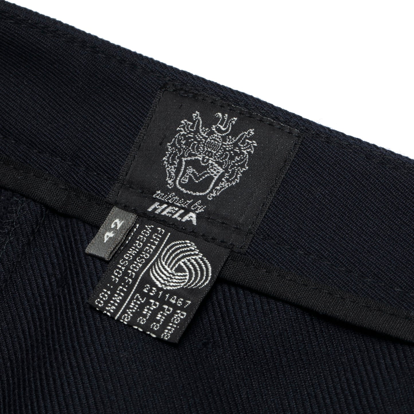 70s, Woolmark, Steep Diagonal Twill Weave, Clean Front, Structural