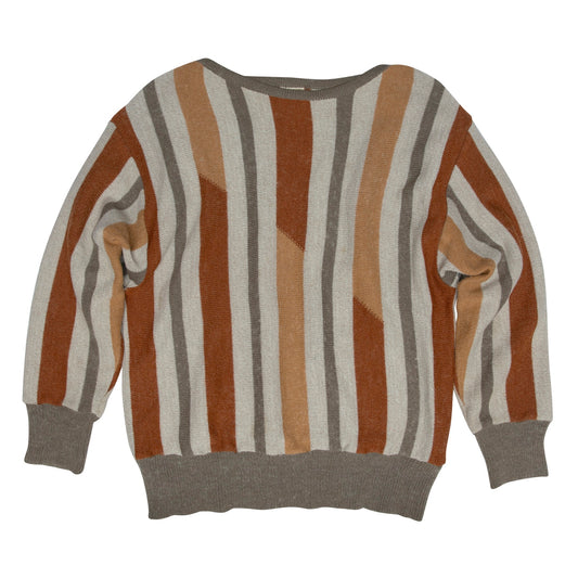 Vintage, 1970s, Intarsia, Alpaca, Saddle Shoulder