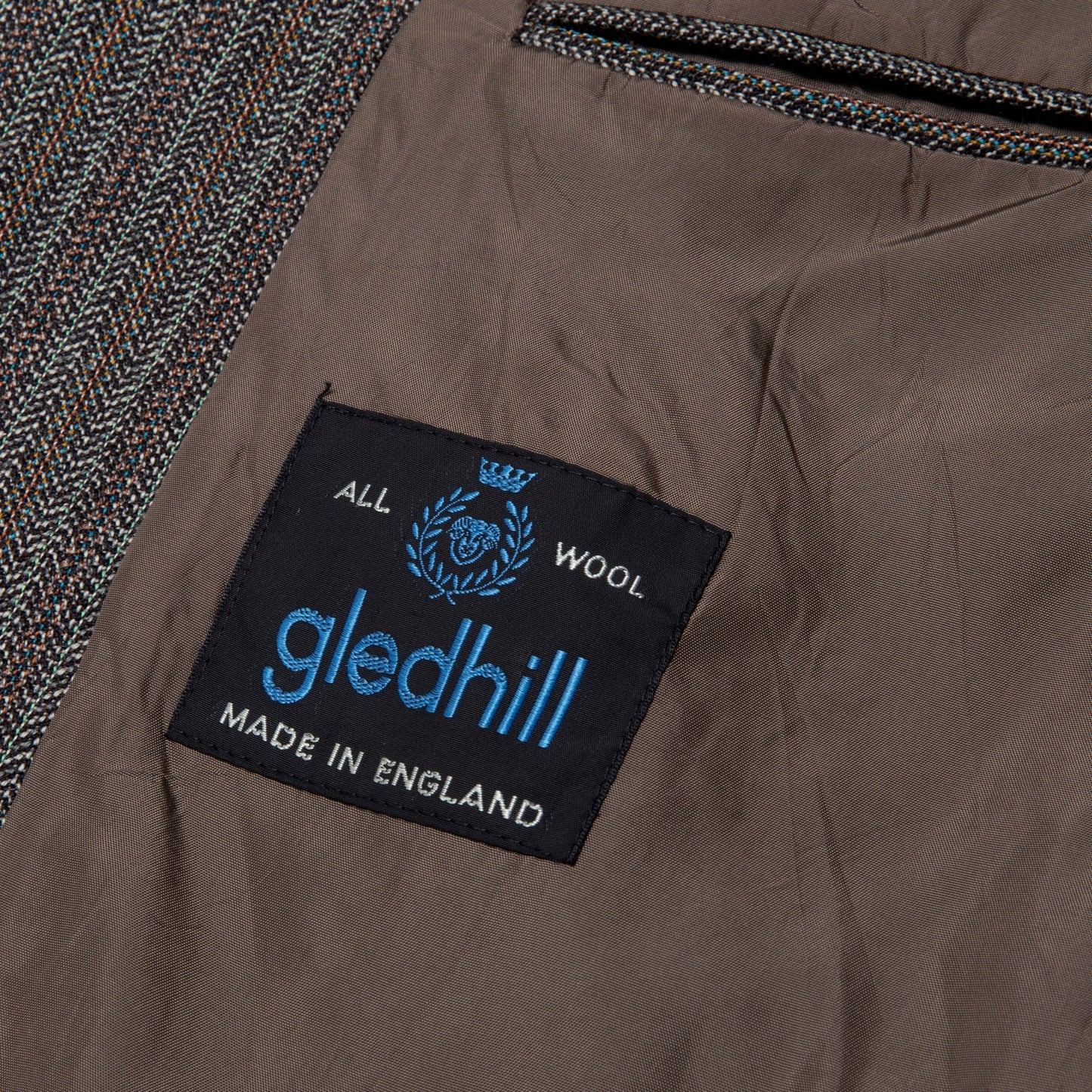 Vintage, 1990s, Gledhill, Multi-Stripe Herringbone