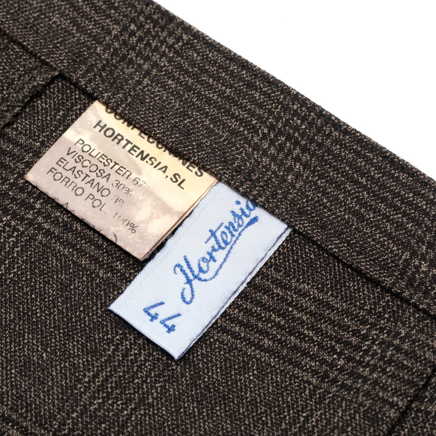 90s, Glen Check, Sandwich Fly, Careerwear