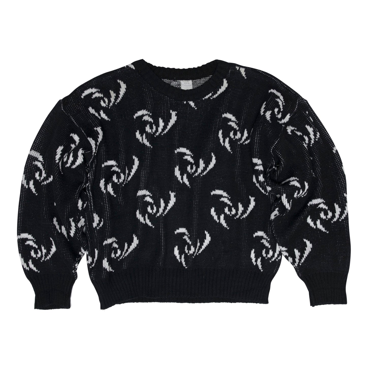 Rose Stranded Jacquard Stockinette Stitch Jumper