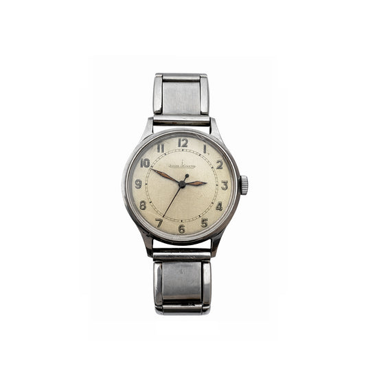 Manual Wind Center Seconds, Steel Case with Expanding Bonklip Bracelet, Circa 1940s