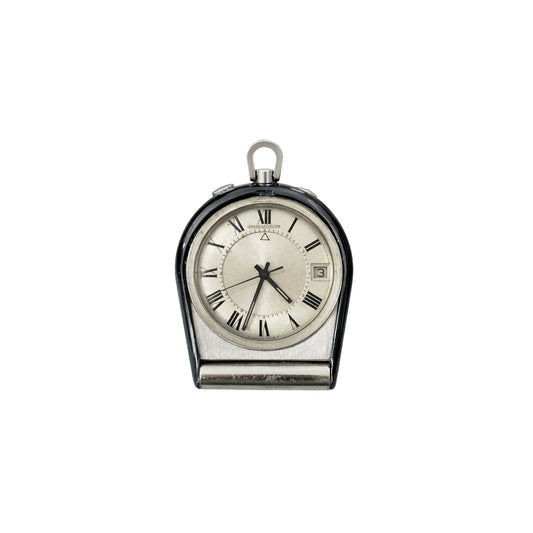 Memovox Travel Alarm, Folding Desk Case with Date Aperture, Circa 1960s