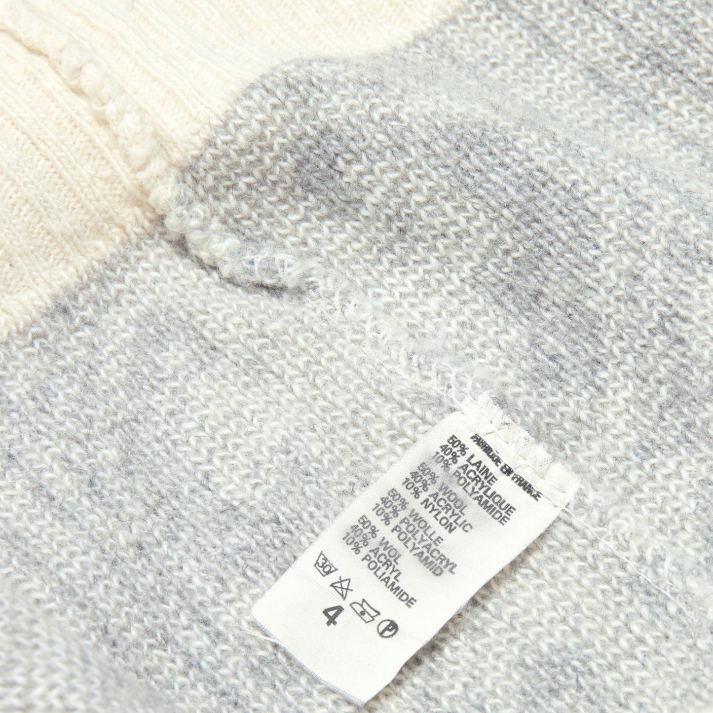 70s Lusekofte Jacquard Knit V Neck Jumper