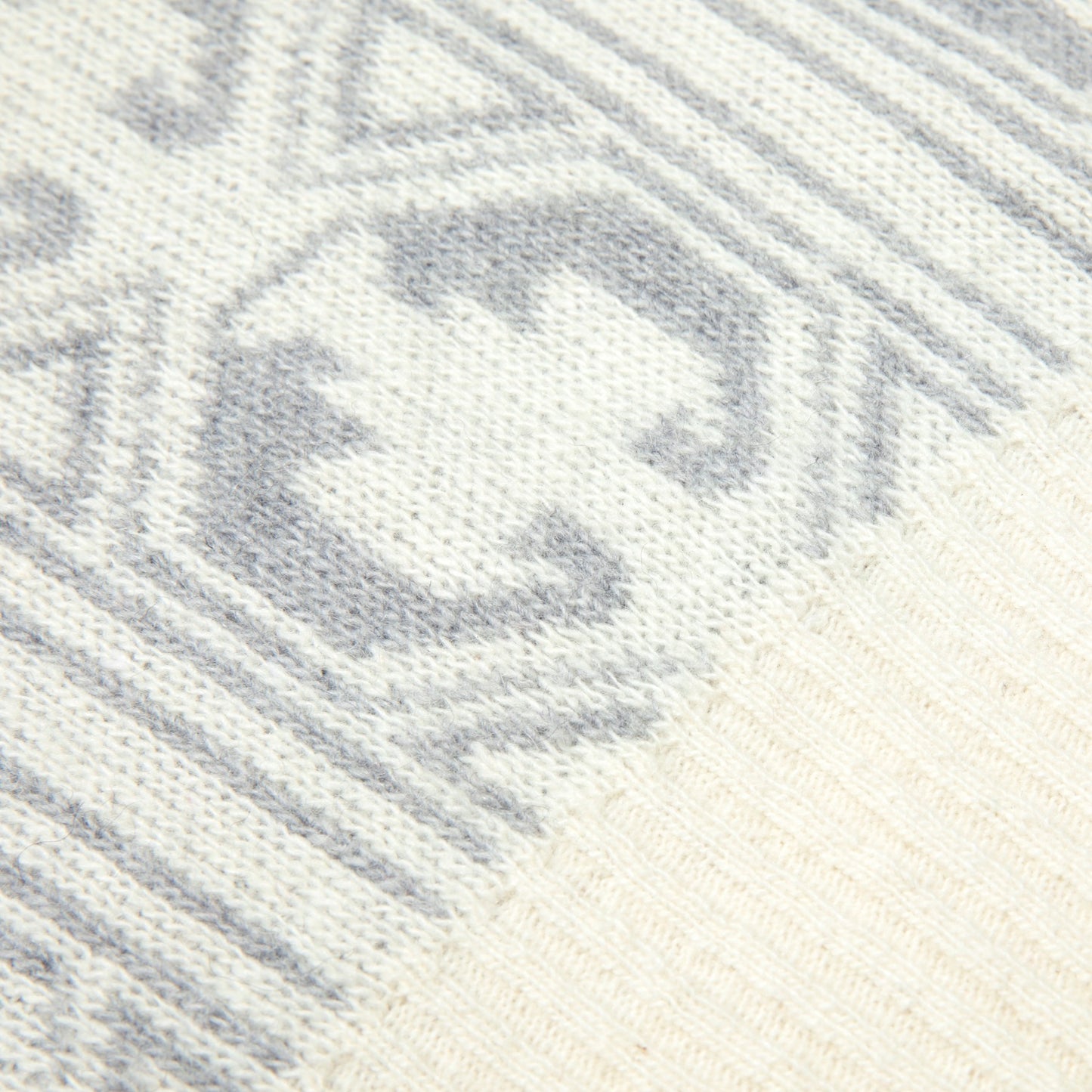 70s Lusekofte Jacquard Knit V Neck Jumper
