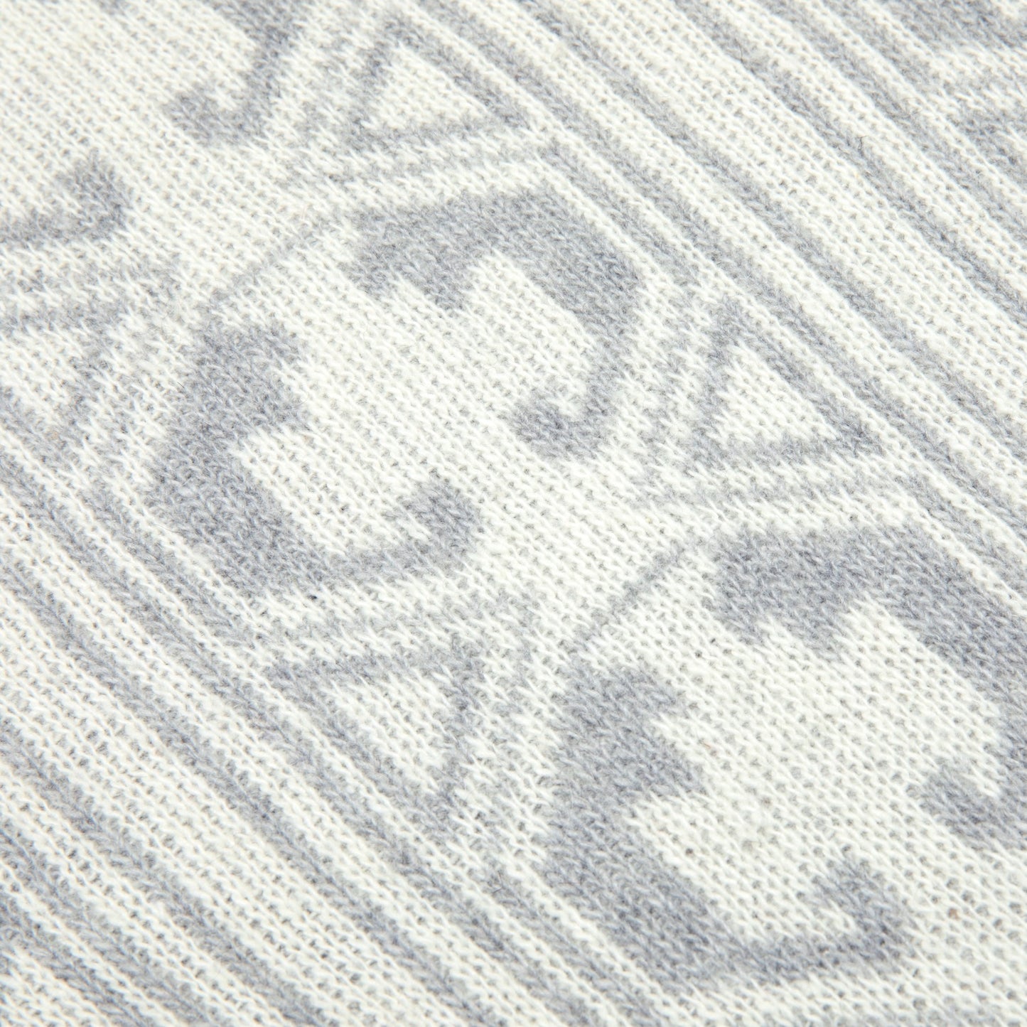 70s Lusekofte Jacquard Knit V Neck Jumper