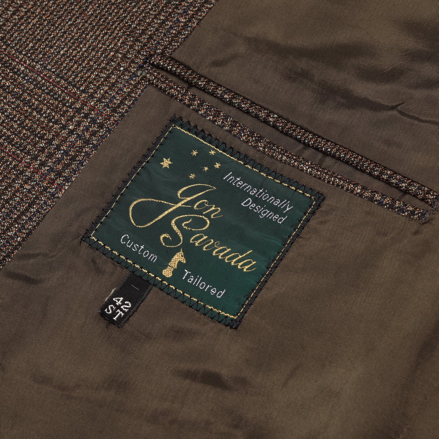 Vintage, 170s, Glen Check, Worsted Wool, Elizabeth Street