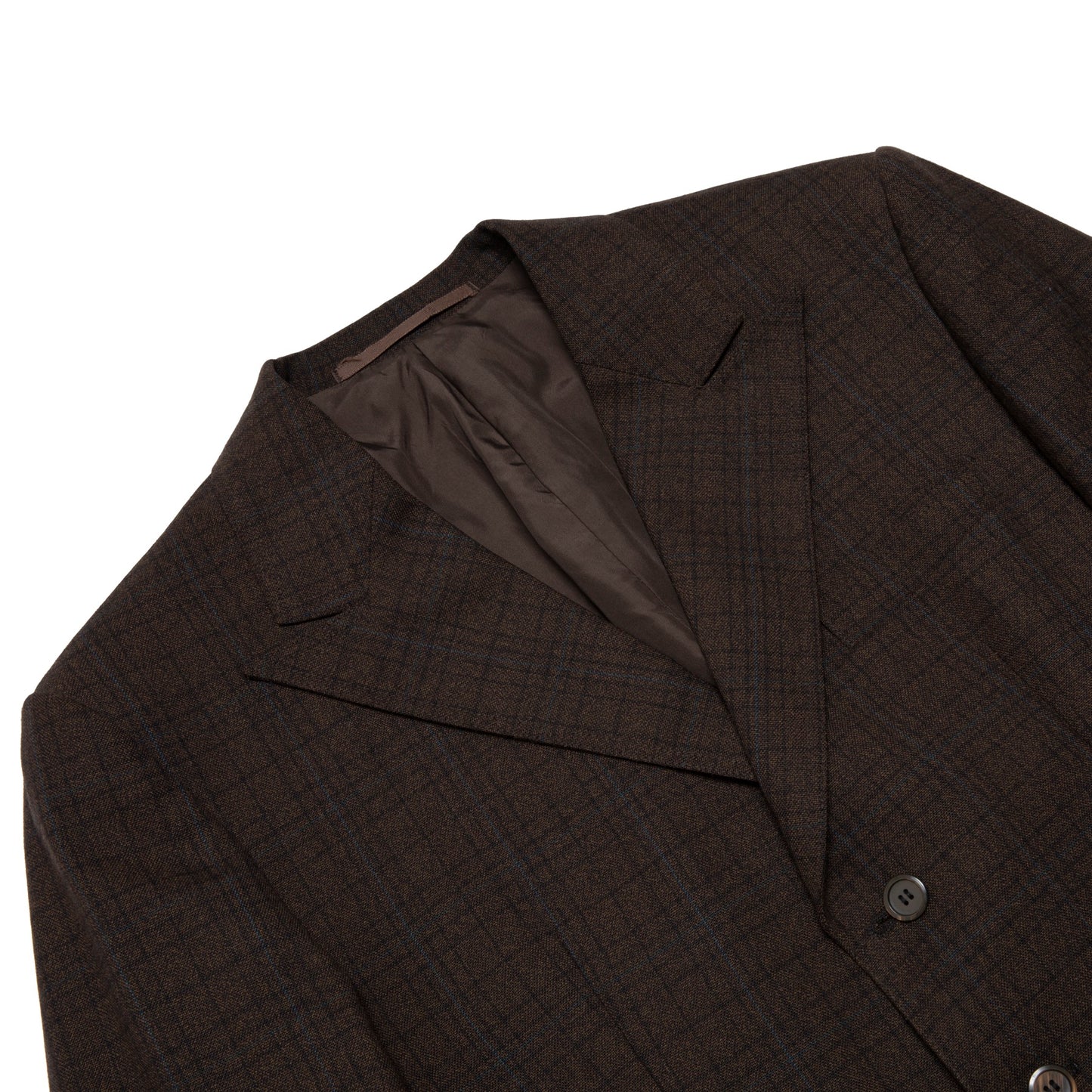 70s Barker Twill Schurwolle Windowpane Check Blazer