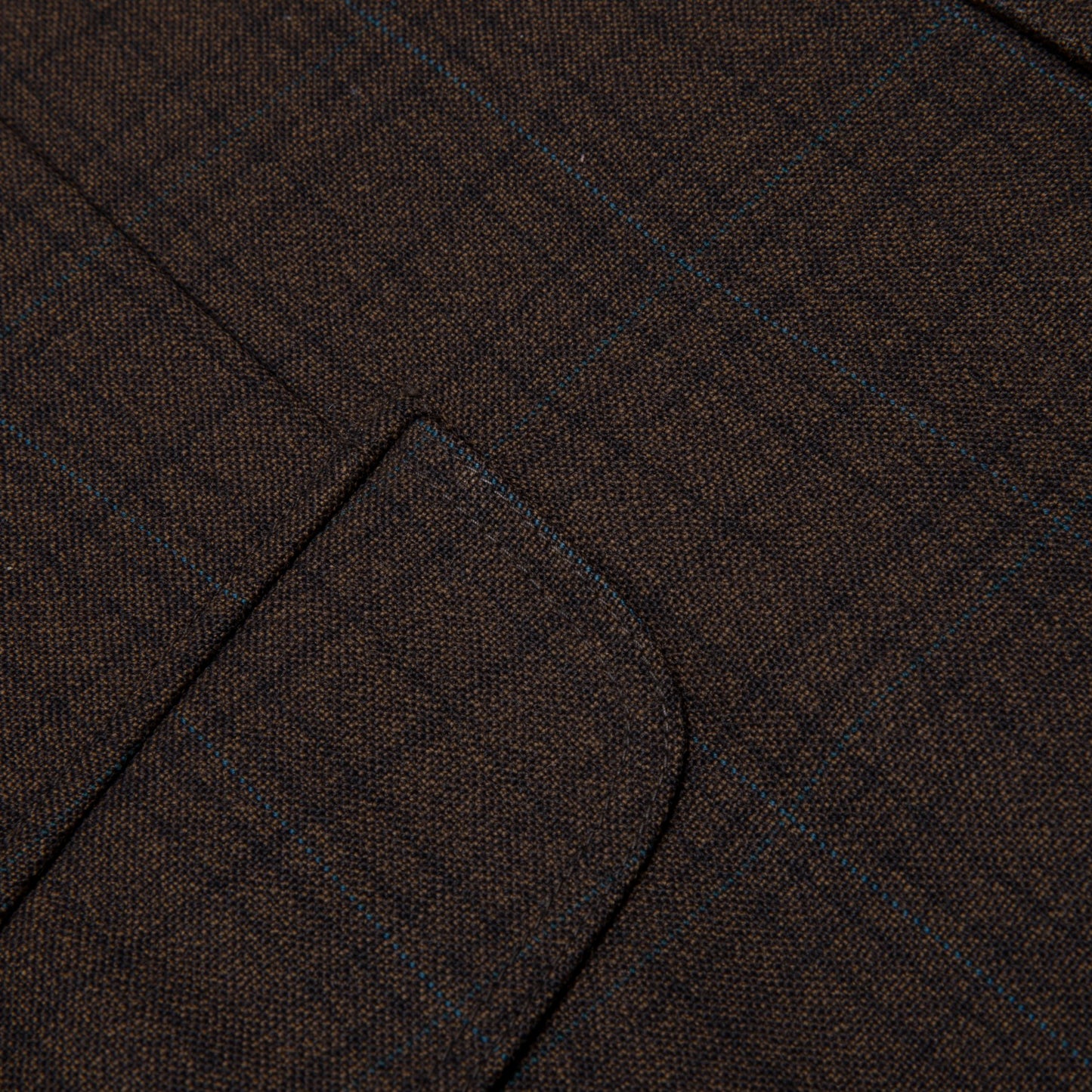 70s Barker Twill Schurwolle Windowpane Check Blazer