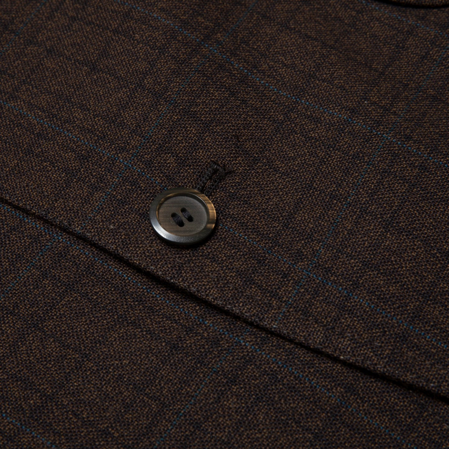 70s Barker Twill Schurwolle Windowpane Check Blazer