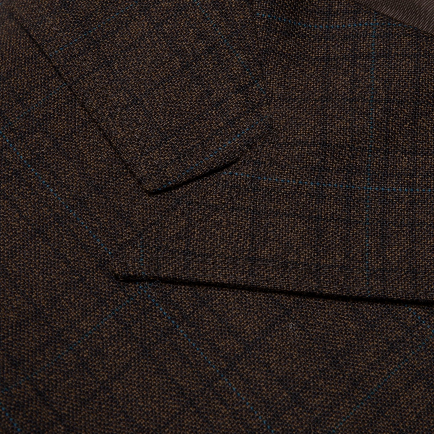 70s Barker Twill Schurwolle Windowpane Check Blazer