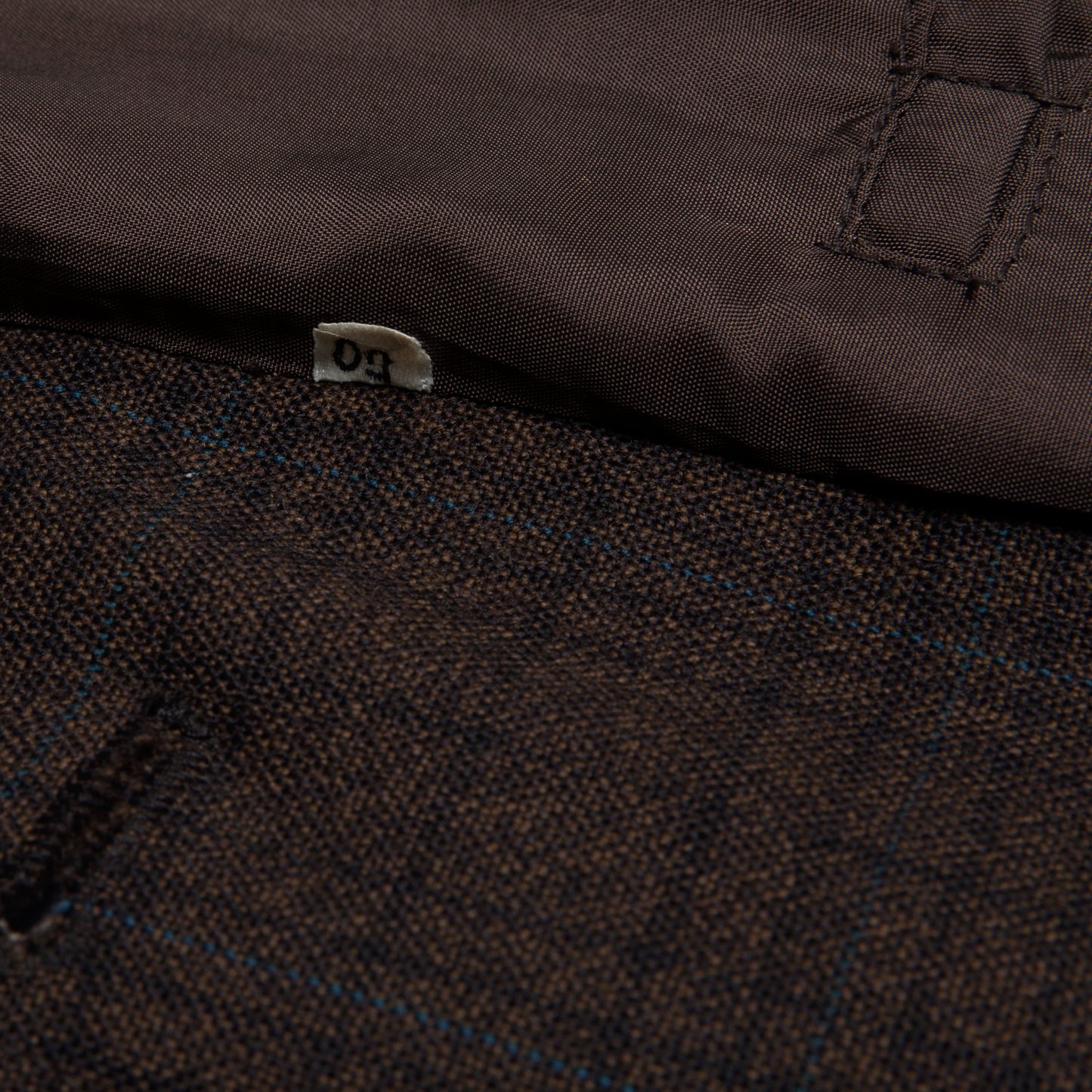 70s Barker Twill Schurwolle Windowpane Check Blazer