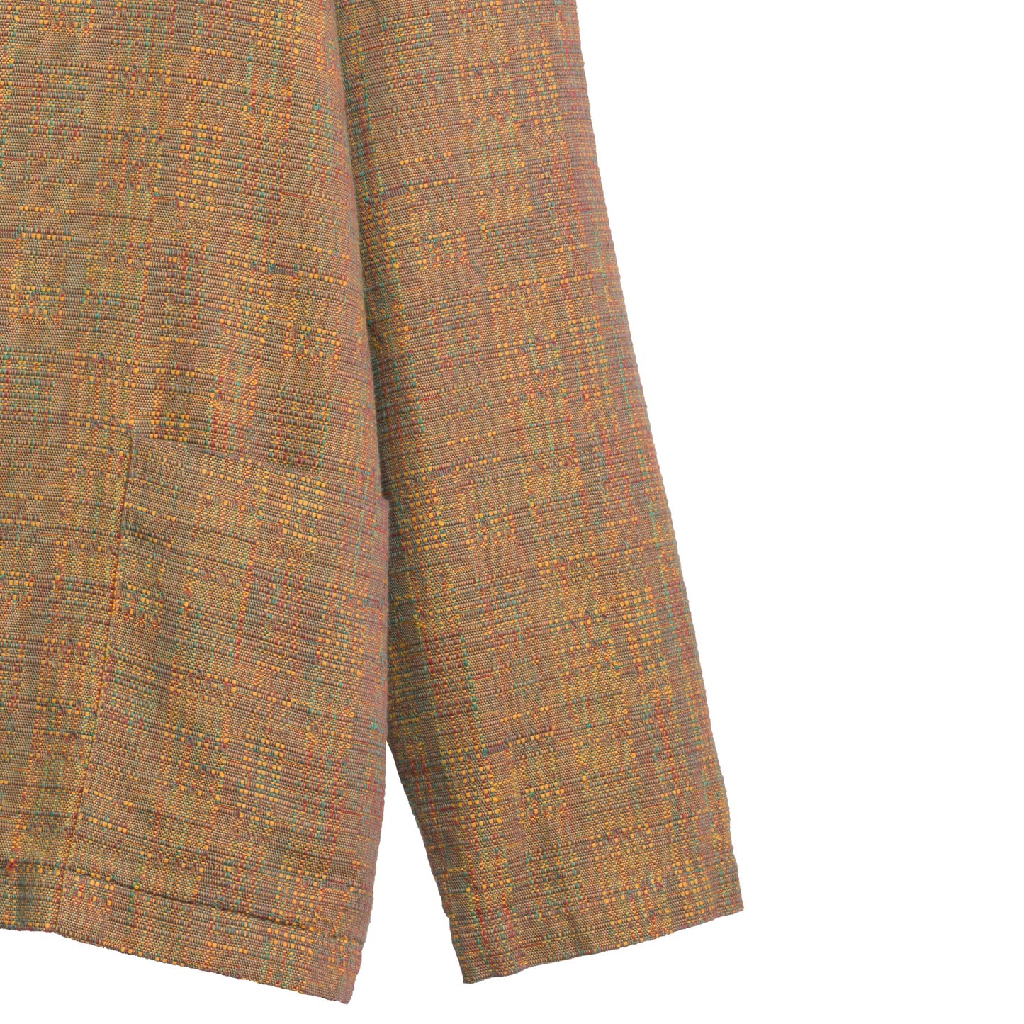 Hopsack Weave Angled Shawl Kimono Jacket