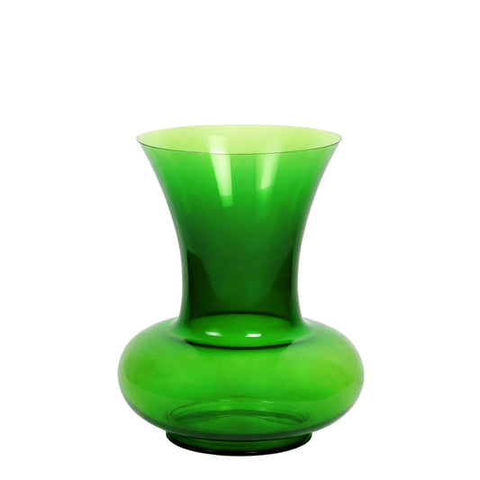Polycarbonate Vase, Transparent Green Mass, Post-1990s Era