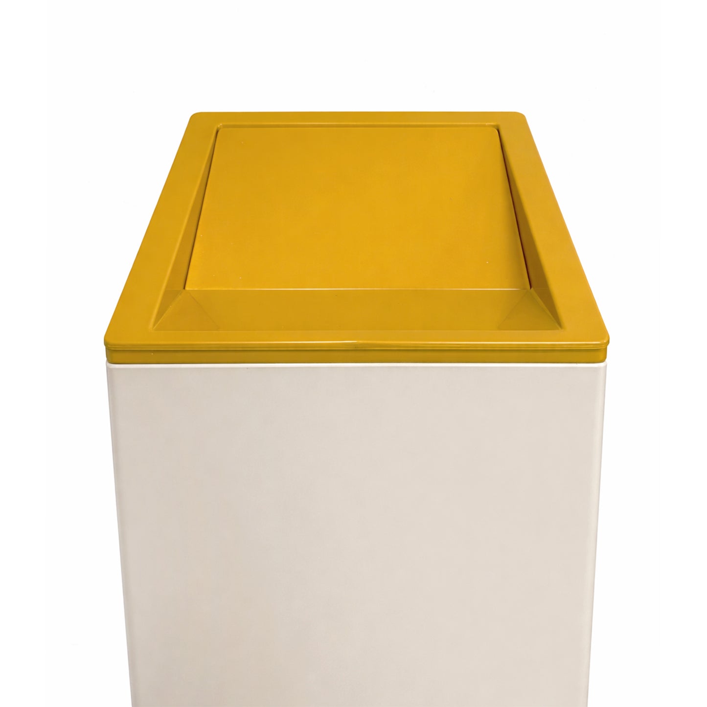 Waste Receptacle, Tapered Body with Removable Angled Lid