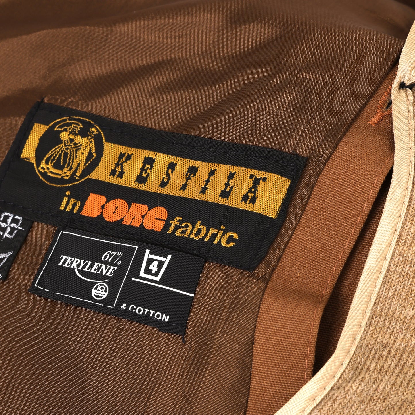 60s, Borg Terylene Blend, Shearling Lining, Commuter