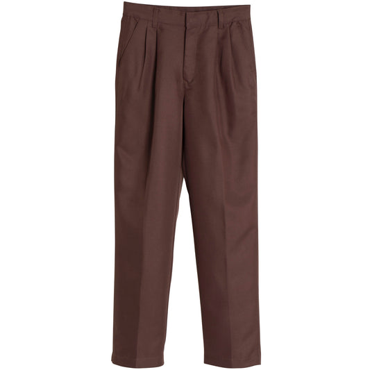 Vintage, 1970s, Wool Twill, Pleated Front