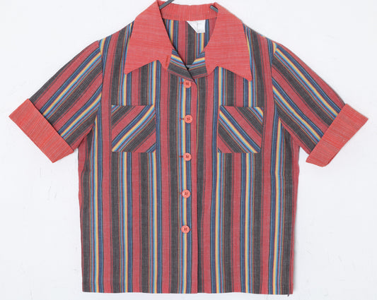 Late-1970s, French Camp Shirt, Bias Patch Pockets, Contrast Collar Assembly