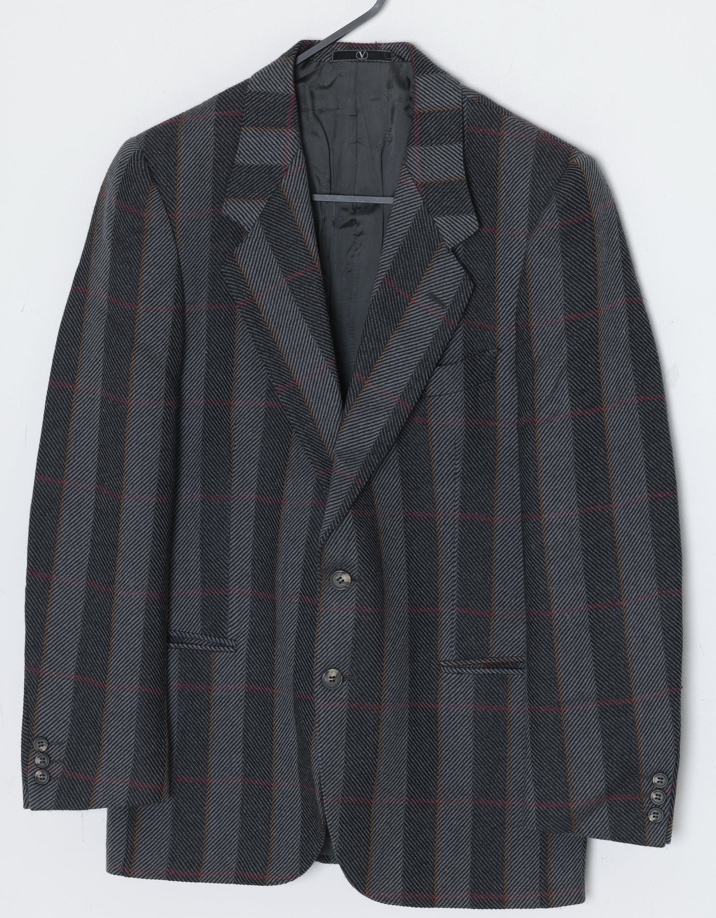 Late 1980s, Windowpane Twill-Herringbone, Valentino Nordic Distribution